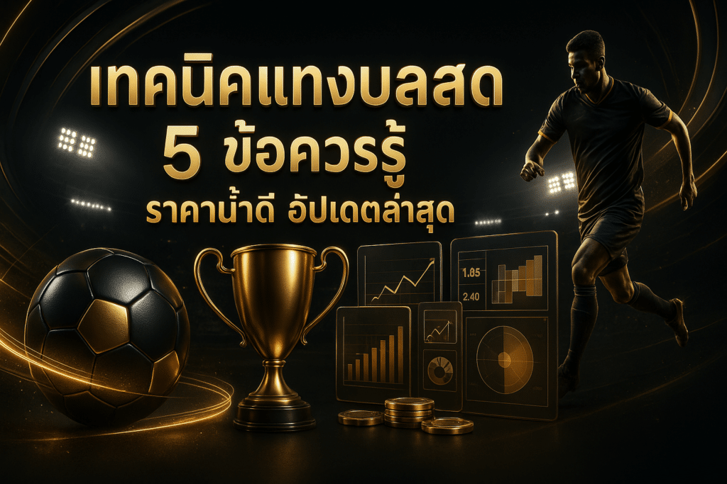 เทคนิคแทงบอลสด